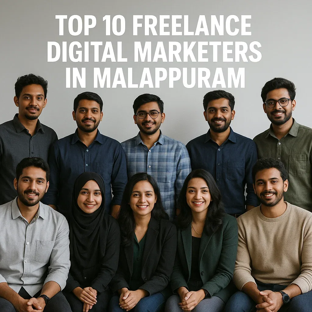 best 10 freelance digital marketer in Malappuram staying togethr and smilling confident